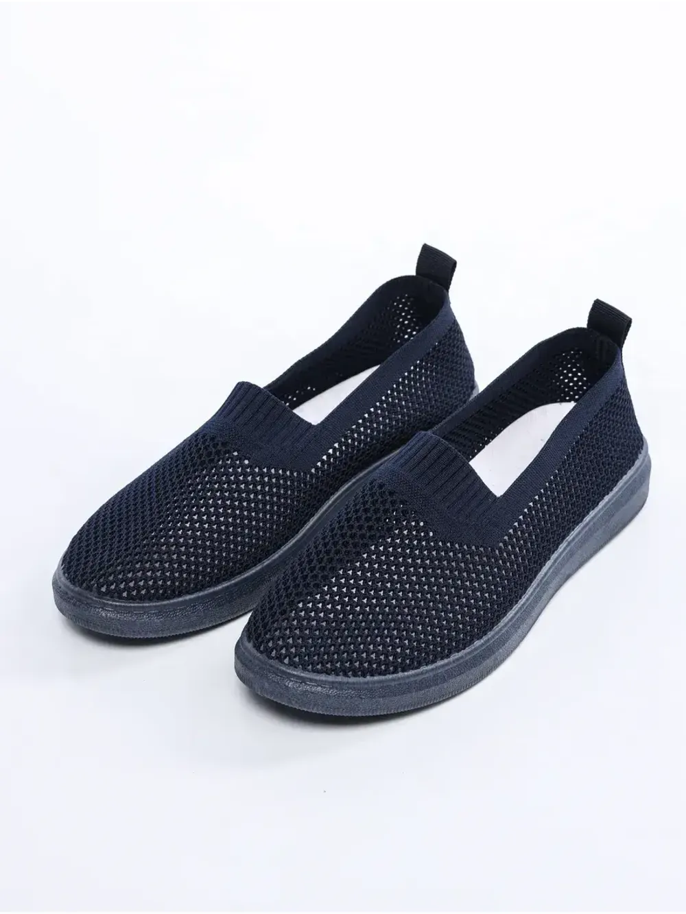 Мокасины летние текстильные