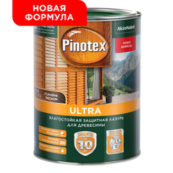 Пропитка влагостойкая лазурь Pinotex Ultra декоративно-защитная для древесины с добавлением воска