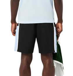 Мужские теннисные шорты Lacoste Sport Colourblock Panels Lightweight - black/white/blue