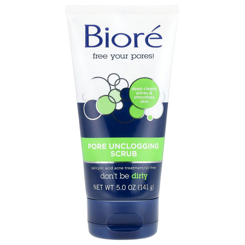 Biore, Скраб для очищения пор, 141 г (5 унций)