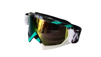 очки мото кроссовые цвет салатовый Motovan