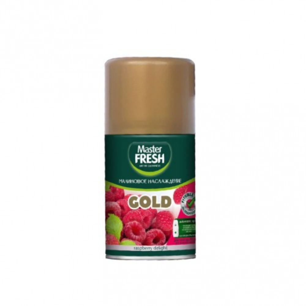 Master FRESH GOLD освежитель воздуха сменный баллон Малиновое наслаждение 250 мл