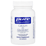 Pure Encapsulations, Calcium-D-Glucarate™, 120 капсул (500 мг в 1 капсуле)