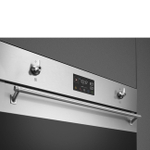 SMEG SO6302S3PX Многофункциональный духовой шкаф, комбинированный с пароваркой, 60 см, 12 функций, нержавеющая сталь с обработкой против отпечатков пальцев