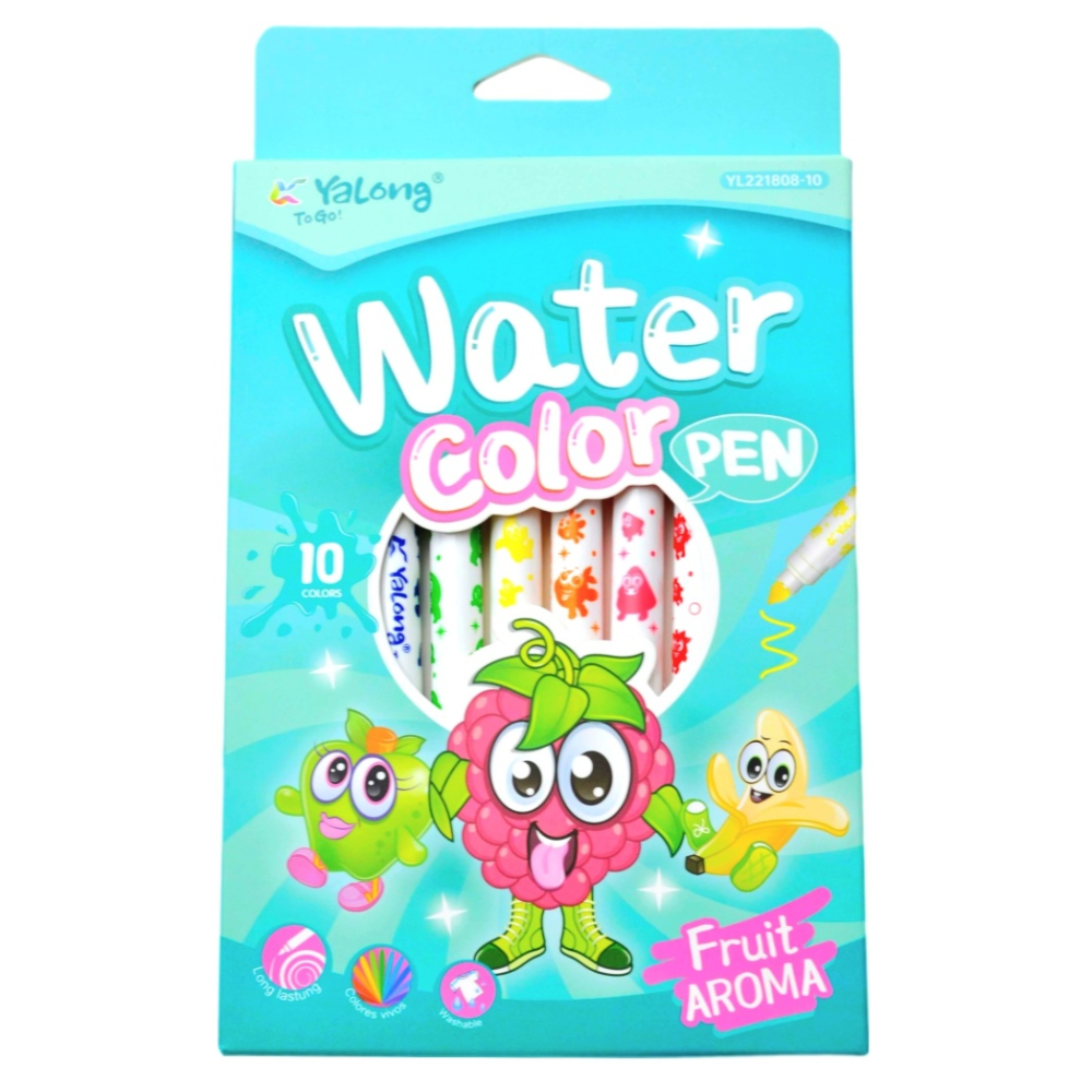 Фломастеры Yalong Fruit Aroma 10 цветов
