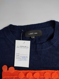 Джемпер Lost Ink интересный 46 размер