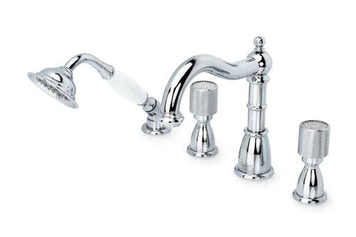 Boheme Смеситель врезной 4 отв. ROYAL CRYSTAL, хром_Комплект
