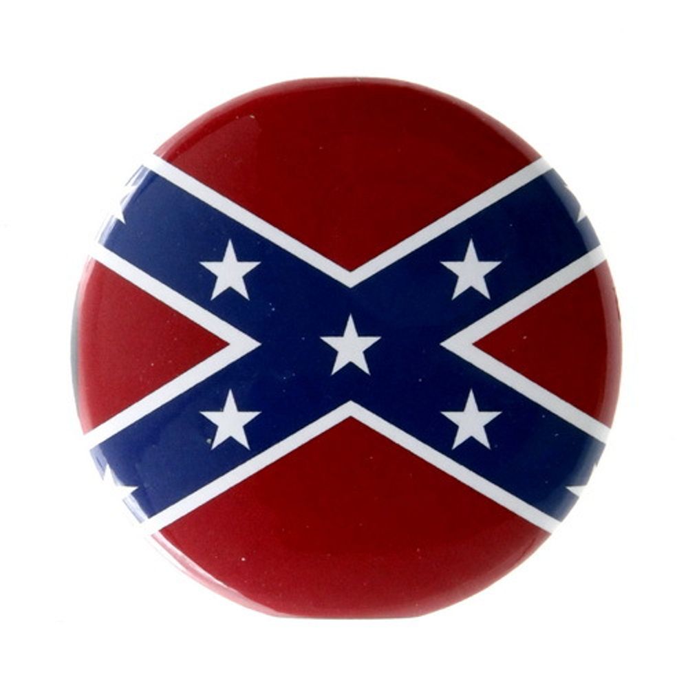 Значок Флаг Конфедерации 55 мм