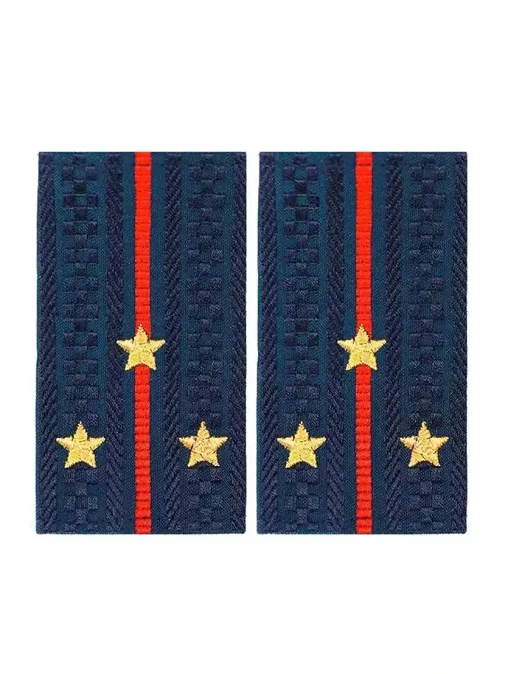 Фальшпогоны Полиция нового образца жаккардового плетения ст.лейтенант