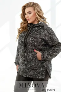 Худи 229-Черный Minova