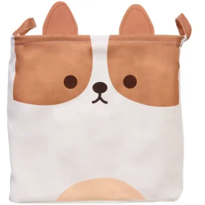 Корзина для хранения с ручками «ФРАТТИ БУМ», принт корги, 33*33*33см (лейбл Селфи)✦