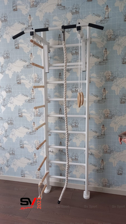 Монтаж шведской стенки Sv Sport в пеноблочные, газоблочные стены