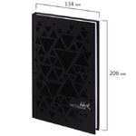 Записная книжка А5, 80л, обл. твёрдая, выб.лак, Staff Triangles