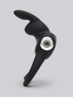 Черное эрекционное виброкольцо Happy Rabbit Cock Ring (Цвет: черный)