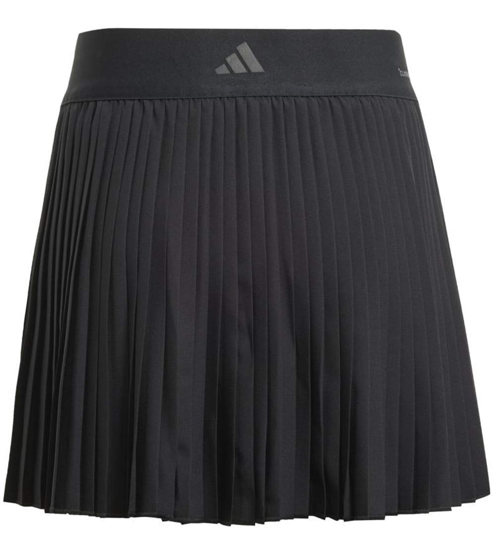 Юбка для девочки теннисная Adidas Girls Club Tennis Climacool Pleated - черный