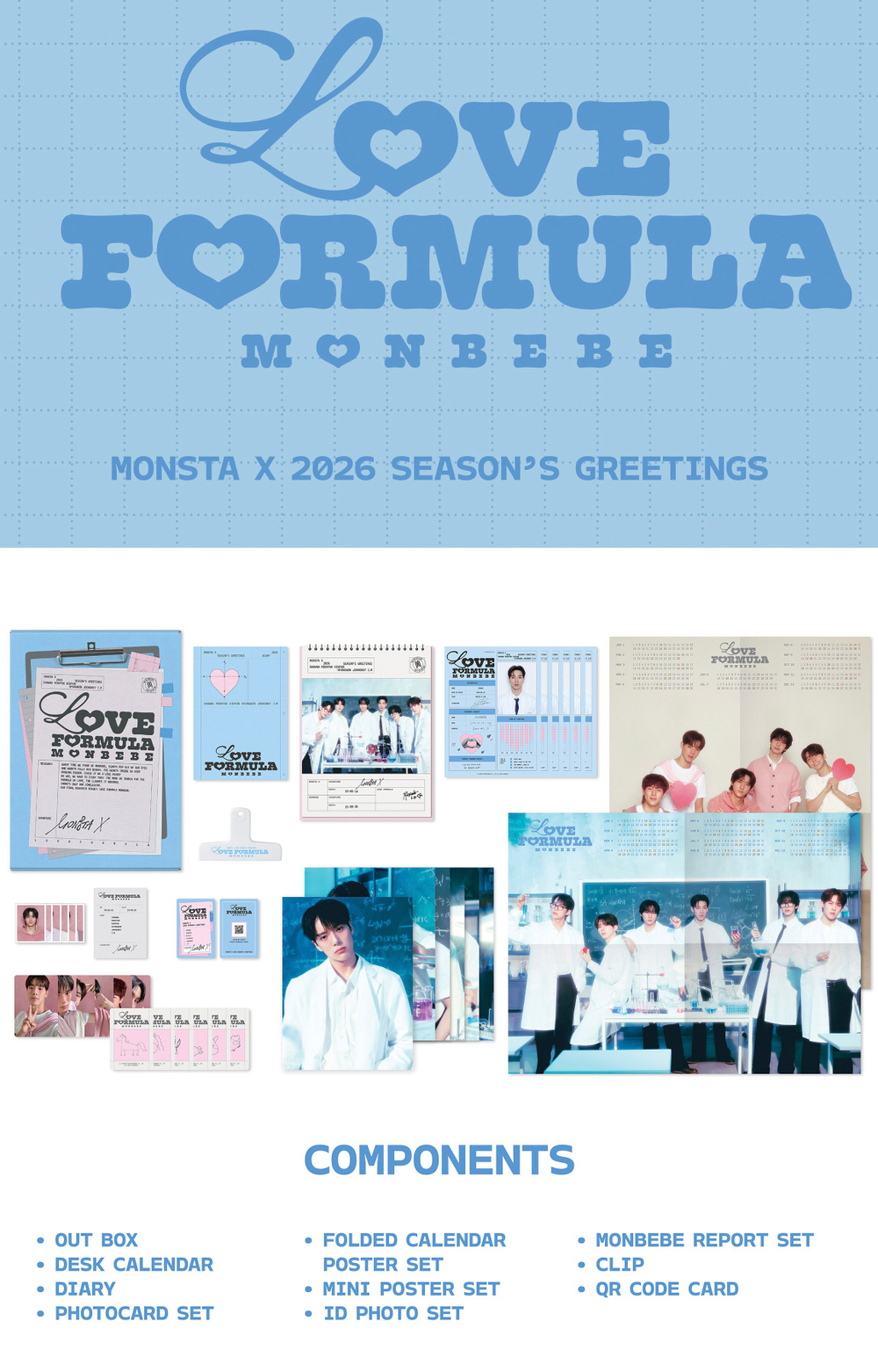 MONSTA X - 2026 SEASON'S GREETINGS [LOVE FORMULA MONBEBE]