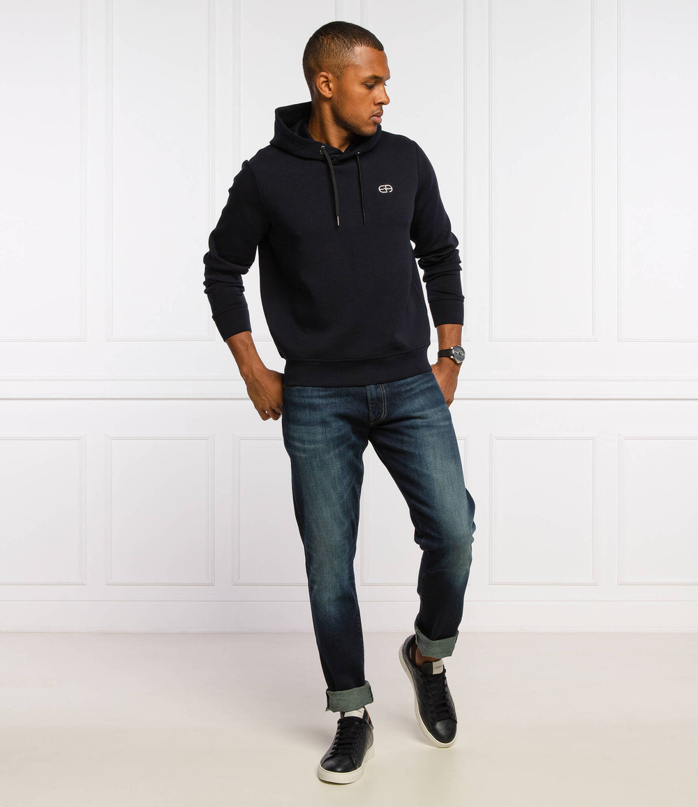 Худи Emporio Armani - темно-синий(6K1M68 1JHSZ)