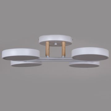 03322-0.3-04 WH+WOOD светильник потолочный