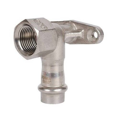 Водорозетка ROMMER - 15 x 1/2" (прессовая, для труб из нержавеющей стали)
