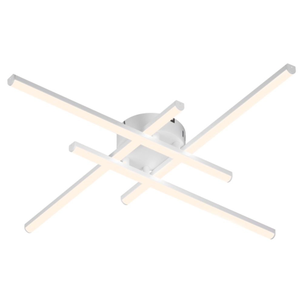 Светильник потолочный светодиодный ЭРА Модерн Nora CLL-1-62W 3К-6,5К RC WH с ДУ белый