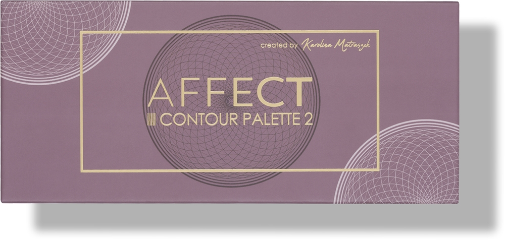 Affect Contour Palette 2 - Палетка косметики: розсветлитель, бронзер и румяна, 3 g