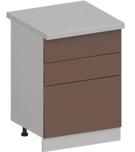 Кухня Модуль ШН3Я 600 Ликата / Пудрово-розовый