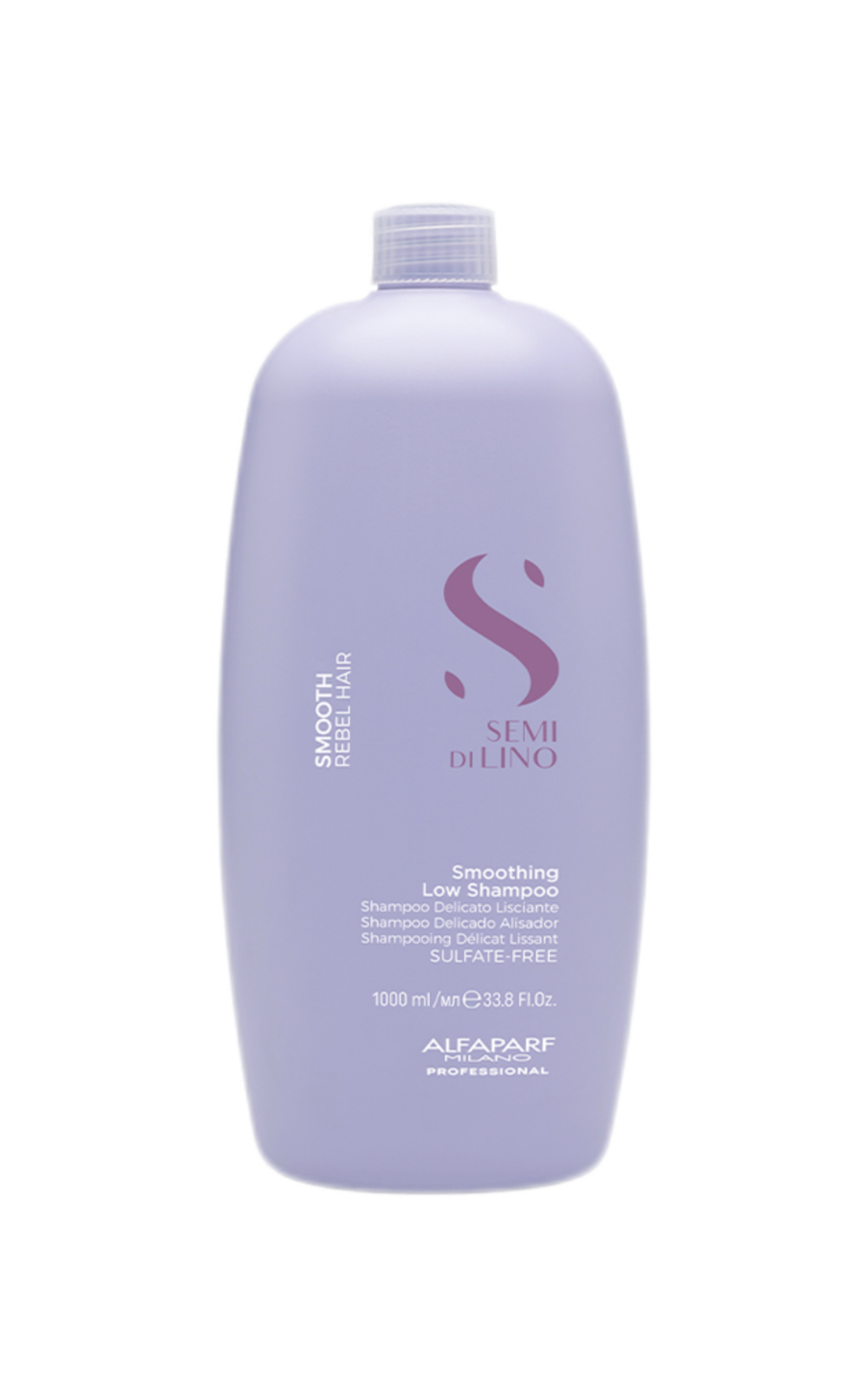 Разглаживающий шампунь для непослушных волос Smoothing Low Shampoo,1000мл ALFAPARF 20603