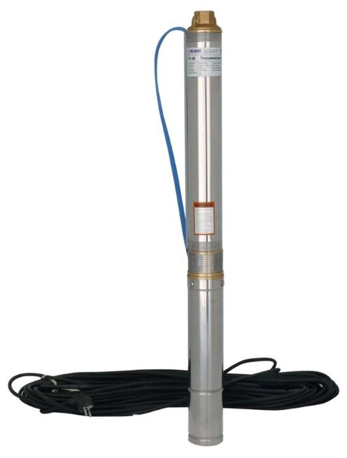 Скважинный насос Ф75мм (45л/мин, H-42м, каб. 20м)  БЕЛАМОС