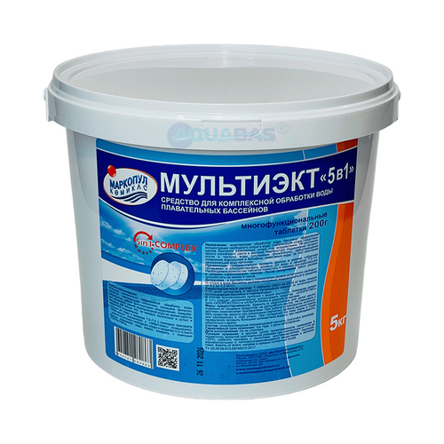 Маркопул МУЛЬТИЭКТ 5 в 1 многофункциональное средство (таблекти 200 гр ) 5 кг