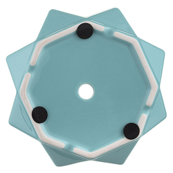 Горшок цветочный rhombus, 12,5 см, голубой
