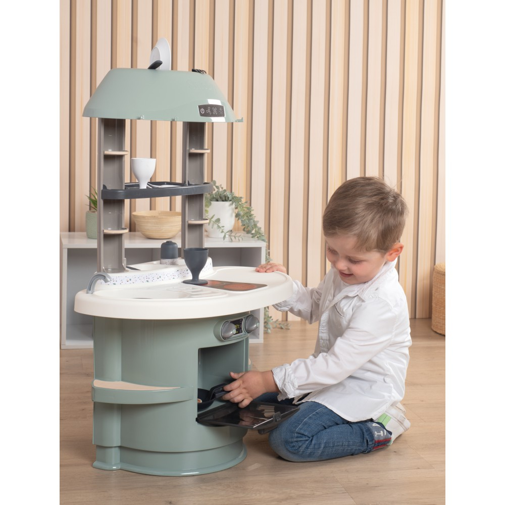 Детская кухня Smoby Nova 312700 с 13 аксессуарами для сюжетной игры от 18 месяцев — фото 9