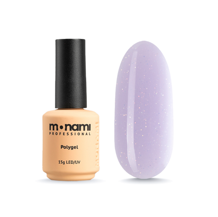 Monami Liquid PolyGel - Жидкий полигель 13 сиреневый с шиммером, 15мл