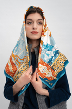 Платок «Русская зима»