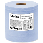 Протирочная бумага Veiro Professional Comfort WP203 2- х слойная 500 листов (22х35 см) 175 м синий 1/6