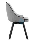 Стул DikLine 266М поворотный опоры чёрные