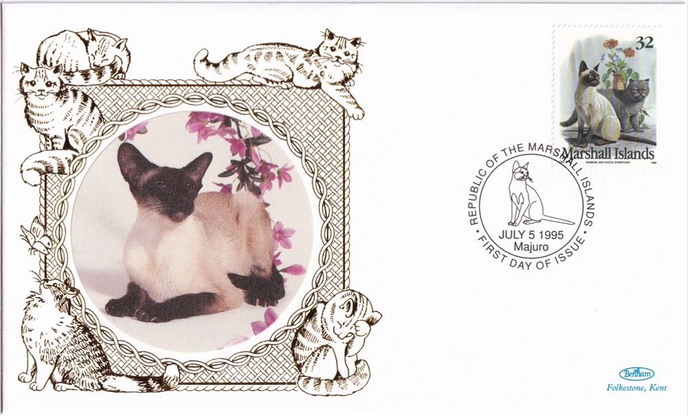 Конверт Первого дня Великобритании от 9 марта 1983 года с четырьмя марками и спецгашением