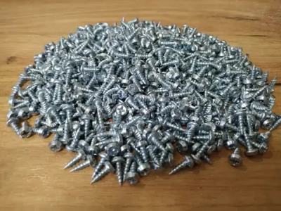 Саморезы по металлу КЛОПЫ острые 3,5х11, оцинкованные 200 шт.