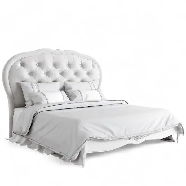 Кровать с мягким изголовьем 180*200