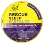Bach, Rescue Sleep®, пастилки из черной смородины, 35 шт., 50 г (1,7 унции)
