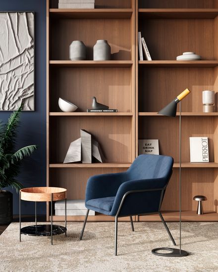 Кресло Шелфорд New синий