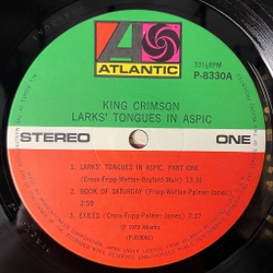 Винтажная виниловая пластинка LP King Crimson Larks Tongues In Aspic (Japan 1973) (Obi)