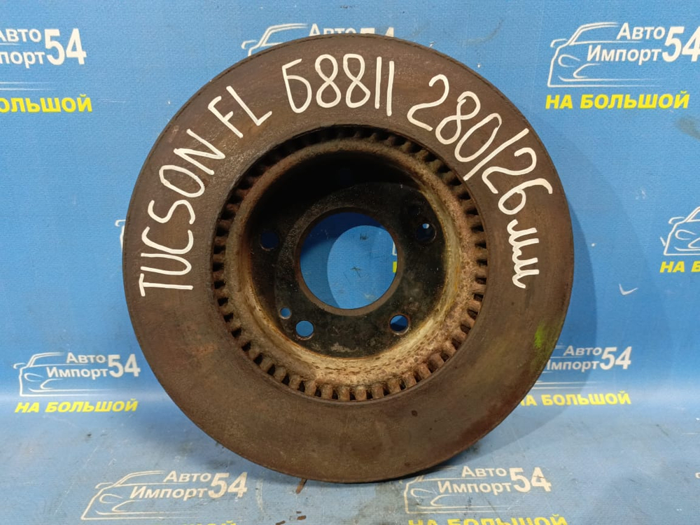 Диск тормозной передний HYUNDAI TUCSON 2009-2013