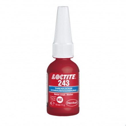 Loctite 243, фиксатор резьбы средней прочности