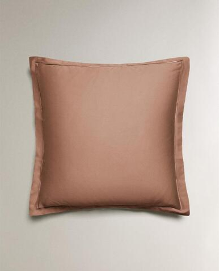 ZARA HOME (300 НИТЕЙ) НАВОЛОЧКА ИЗ ХЛОПКА, РОЗОВЫЙ