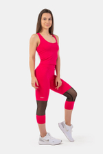 Леггинсы HIGH-WAIST ¾ LENGTH SPORTY LEGGINGS 406 Розовые