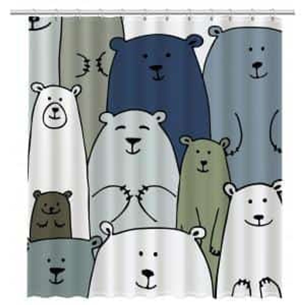 BEAR Шторка для ванной FX-2503