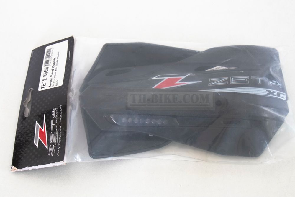 ZE72-3506. Flaps. XC Protectors With Smoke Flasher Black. Handguard ZETA