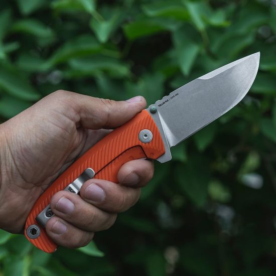 Нож складной SOG Tellus FLK 14-06-03-43 с клинком из стали 440C (Cryo Term), рукоять GRN