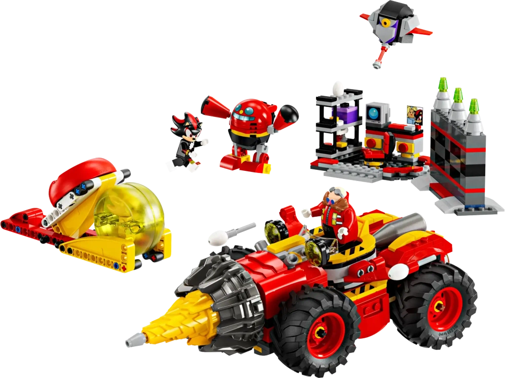 Конструктор LEGO Sonic the Hedgehog 76999 Super Sonic против Egg Drillster