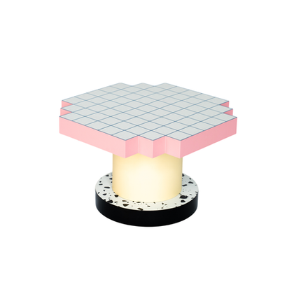 Журнальный стол Supercoffeetable Blue Grid 16512